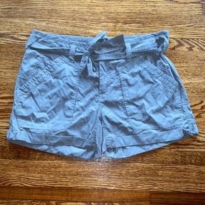 North Face Gray Cuffed Utility Shorts